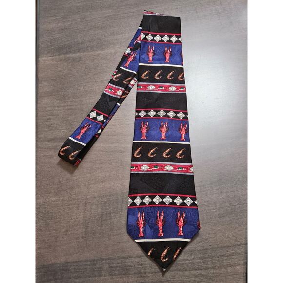 Lot of 2 Vintage Tabasco Men's Ties 100% Silk Novelty Used Great Condition - Picture 3 of 10